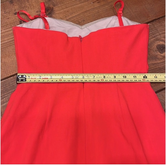 BCBGMAXAZRIA Red Corset Dress w/ Pockets - Picture 12 of 12